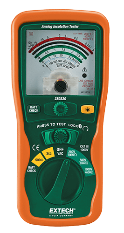 Extech 380320 Analog Insulation Tester