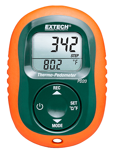 Extech PD20 Thermo-Pedometer