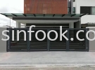 ALUMINIUM TRACKLESS FOLDING GATE Aluminium Trackless Folding Gate ALUMINIUM GATE