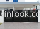 ALUMINIUM TRACKLESS FOLDING GATE Aluminium Trackless Folding Gate ALUMINIUM GATE