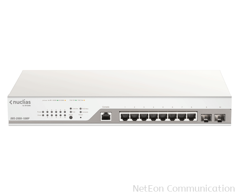 D-Link 10-Port Nuclias Cloud-Managed PoE Switch