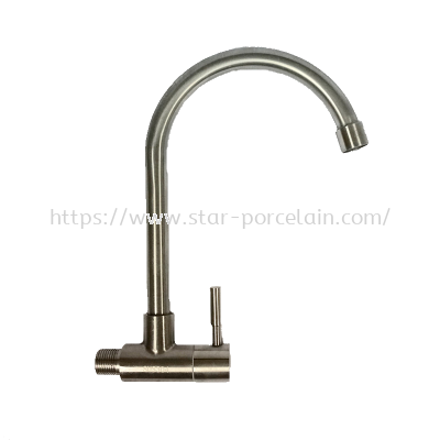 S/Steel Water Tap (Wall)