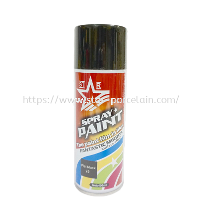 STARCO 400ml Spray Paint (30# Black)