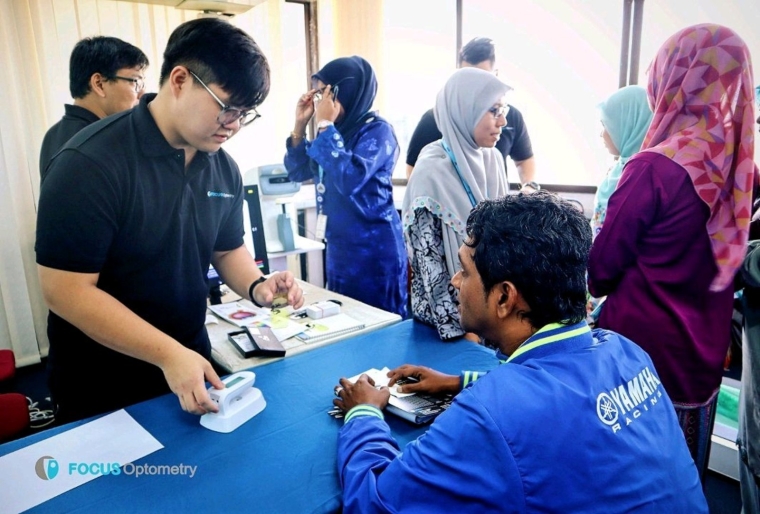 Eye Screening at LHDN Cawangan Pulau Pinang 