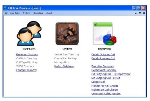 TalkTime Recorder Call Billing System