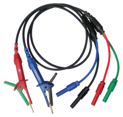 Extech 380565 Test Leads with Kelvin Clips