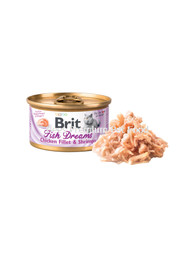 Brit Fish Dreams Chicken fillet & Shrimps CAN Food 800g