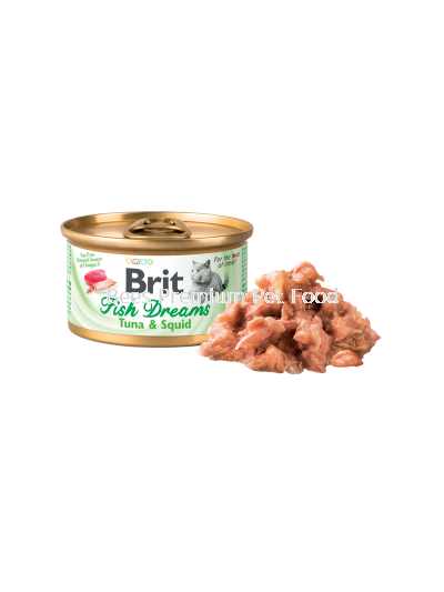 Brit Fish Dreams Tuna & Squid CAN Food 800g