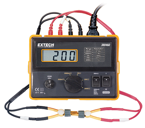 Extech 380462 Precision Milliohm Meter (220V)