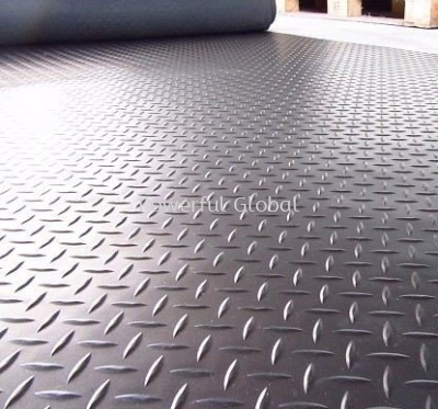 Checker Plate Rubber Flooring Mat