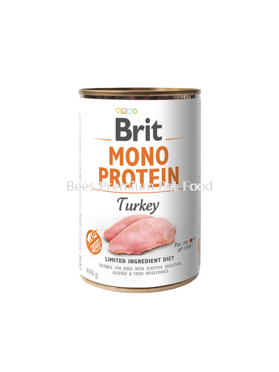 BRIT MONO PROTEIN TURKEY CAN Dog Food 400g