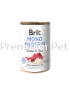 BRIT MONO PROTEIN LAMB & RICE CAN Dog Food 400g Brit Non Prescription Dog Food