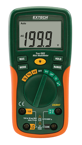 Extech EX205T TrueRMS Digital Multimeter