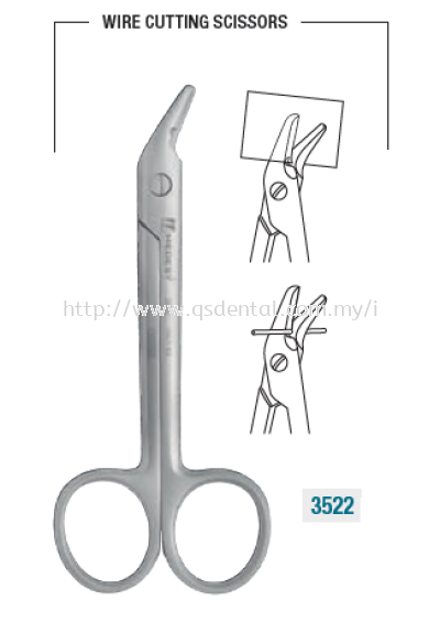 3522 125mm Universal, Saw Edge Surgical Scissors