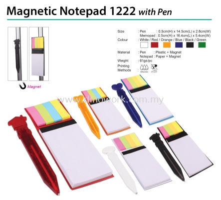 Magnetic Notepad 1222