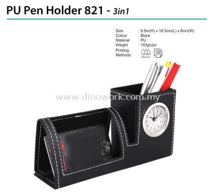 PU Pen Holder 821 - 3in1