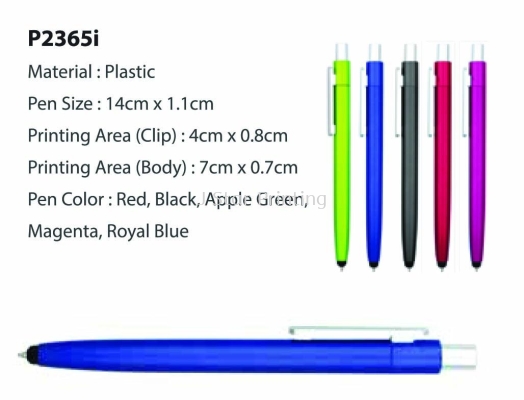 Plastic Pen P2365 i