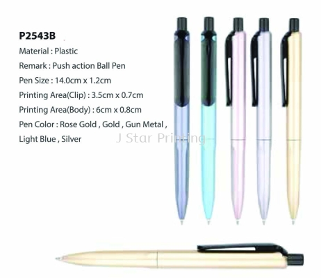 Plastic Pen P2543B