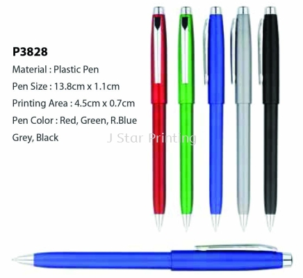 Plastic Pen P3828