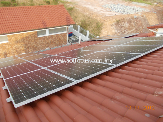 5 kWp, Tile Roof Retrofit (Penang)