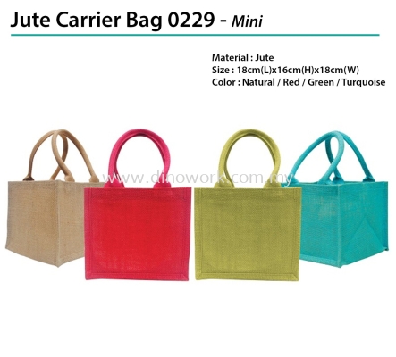 Jute Carrier Bag 0229 - Mini