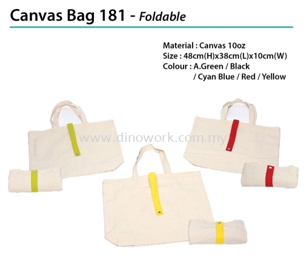 Canvas Bag 181 - Foldable