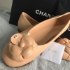 Brand New Chanel Camelia Flower Beige Ballet Flat Chanel