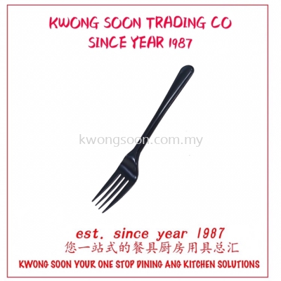 Disposable Luxury Black Spoon Fork Knife 