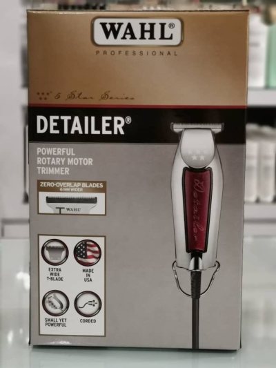 WAHL 8081Extra Wide 5 Star T Shaped Blades Detailer Trimmer