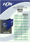 MIG-200D Power Tech FOX Inverter Mig/mag Welding and Cutting Equipment