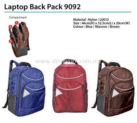 Laptop Back Pack 9092