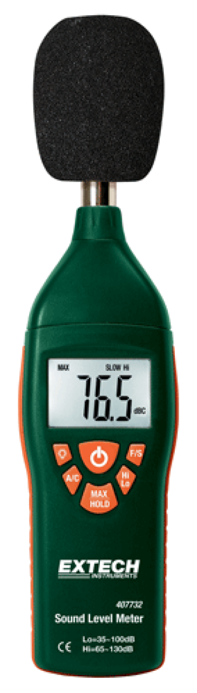 Extech 407732 Low/High Range Sound Level Meter