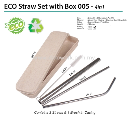 ECO Straw Set with Box 005