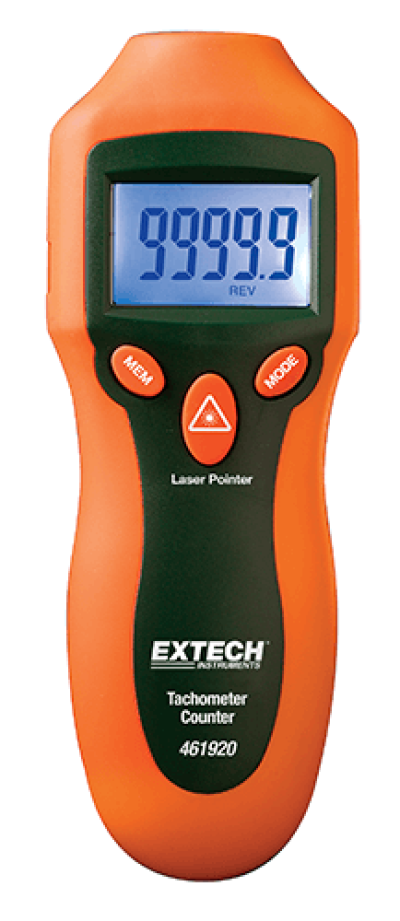 Extech 461920 Mini Laser Photo Tachometer Counter