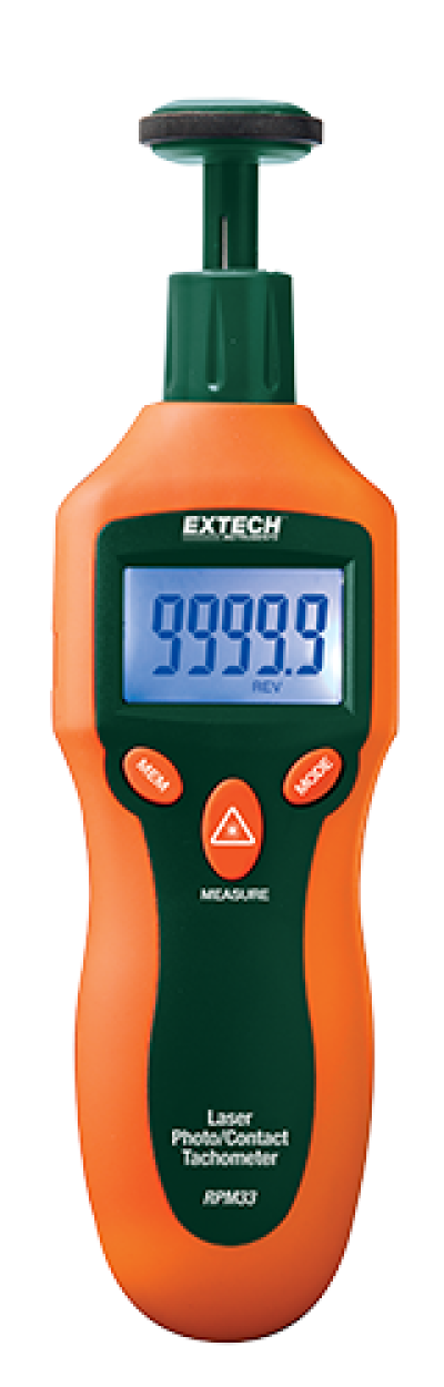 Extech RPM33 Combination Contact/Laser Photo Tachometer