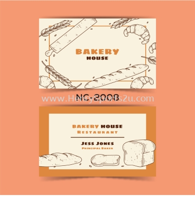 Restaurant Name Card - NC2008