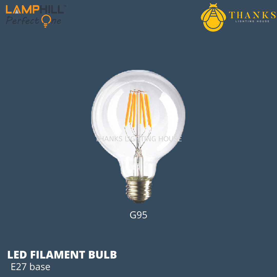 G95 E27 LED Filament Bulb