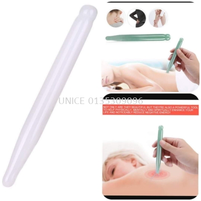HANDMADE NATURAL JADE GUASHA SCRAPING FACE MASSAGE WAND FOR ACUPUNCTURE THERAPY STICK POINT GUASHA FACIAL MASSAGE TREATMENT