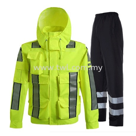 RJ007 Separation Raincoat Set Wear 