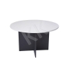 Light Grey & Dark Grey Round Discussion Table 1000W Light Grey + Dark Grey Wooden Tables Desking Series