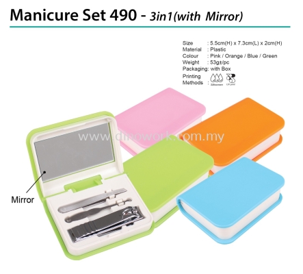 Manicure Set 490 with Mirror