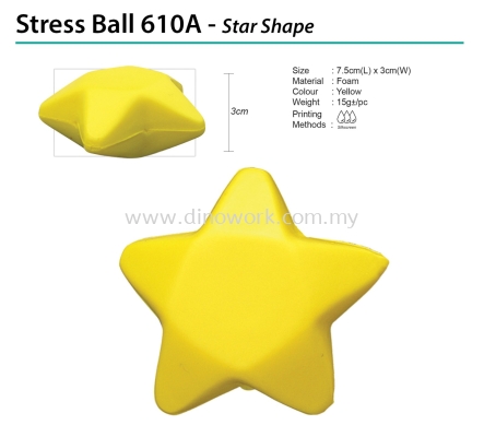 Stress Ball 610A - Star Shape
