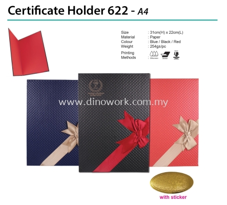 Certificate Holder 622 - A4