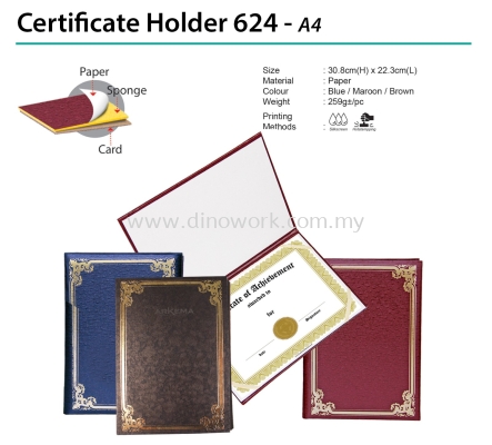 Certificate Holder 624 - A4