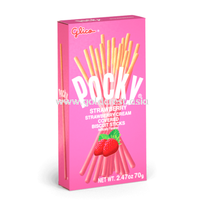 Glico Pocky Biscuit Stick Strawberry 40g