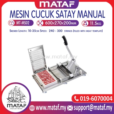 Mesin Cucuk Satay Manual