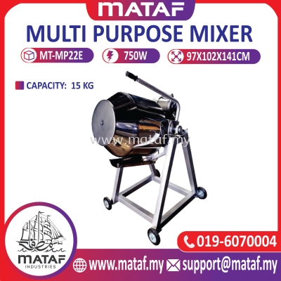 Mesin Penggaul Kerepek, Rempah, Serbuk, Tepung/ Multipurpose Mixer MT-MP22E