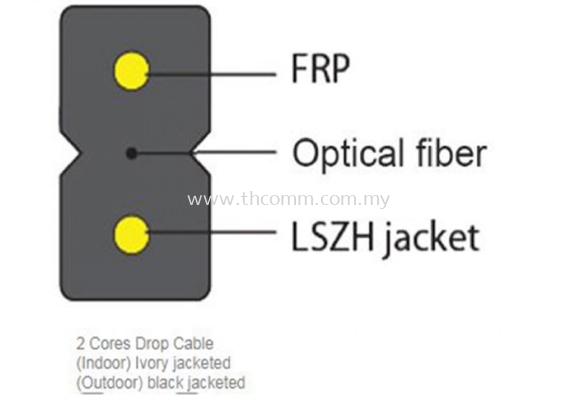 2 Core FTTH Drop Cable