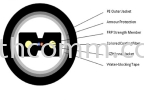 2 Core FTTH Drop Cable PE Jacket NETWAY Cable