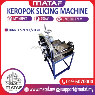 Mesin Penghiris Keropok Kering (Slicing Machine)